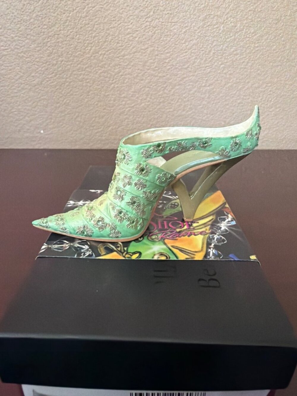 2006 Just The Right Shoe by Raine "Mint Julep" #25617 NEW in Box - Picture 8 of 13